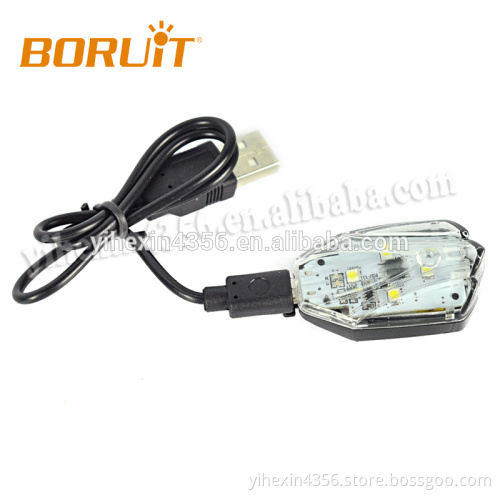 LED USB Bicycle Light with Rechargeable Battery